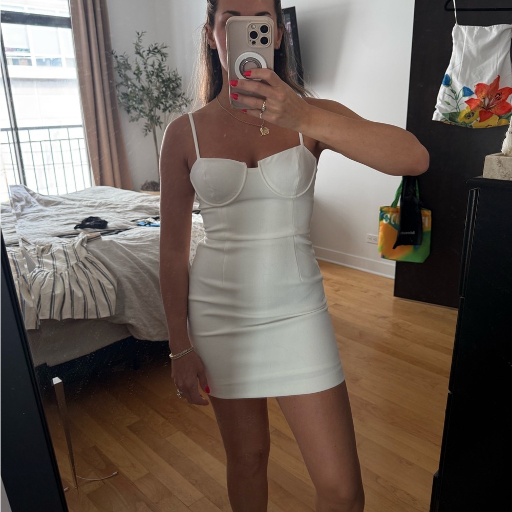 French Connection White Mini Dress